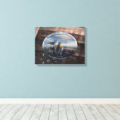 Robin 250 jaar Branch Co MICH Canvas Afdruk (Insitu (Houten vloer))