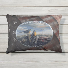 Robin 250yrs Branch Co MICH Buitenkussen