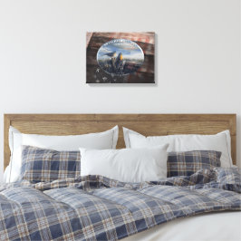 Robin 250yrs Branch Co MICH Canvas Afdruk