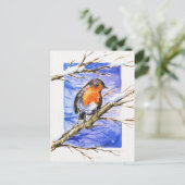 Robin 3 briefkaart (Staand voorkant)