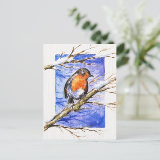 Robin 3 briefkaart (Staand voorkant)