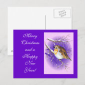 Robin 3 postacard feestdagenkaart (Voorkant / Achterkant)