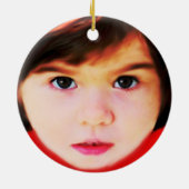 Robin and Holly Personalized kerstversiering Keramisch Ornament (Achterkant)
