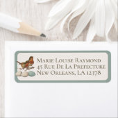 Robin Bird Eieren Eigen label voor retourzending (Insitu)