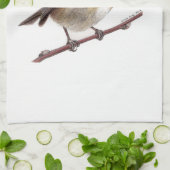 Robin Bird (Erithacus Rubecula) Keukenhanddoek (Gevouwen)