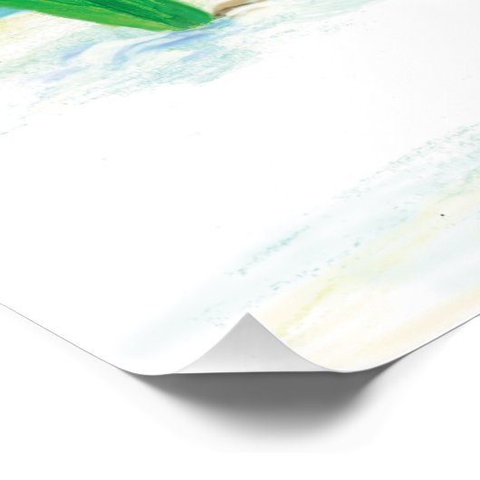 Robin Bird - Erithacus rubecula Perfect Poster (Hoek)