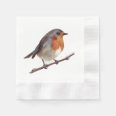 Robin Bird (Erithacus Rubecula) servet (Voorkant)