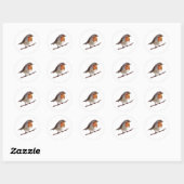 Robin Bird (Erithacus rubecula) Sticker (Vel)