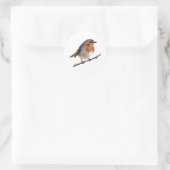 Robin Bird (Erithacus rubecula) Sticker (Tas)