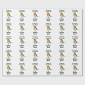 Robin Bird Funny Quote Cadeaupapier (Vlak)