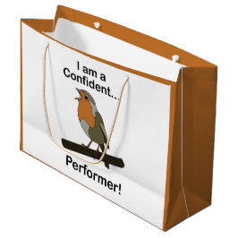 Robin Bird Ik ben een zelfverzekerde uitvoerder Gr Groot Cadeauzakje