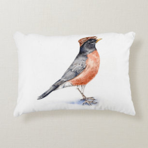 Robin Bird in Pet Decoratief Kussen