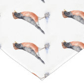 Robin Bird in Pet Korte Tafelloper (Hoek)