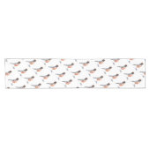 Robin Bird in Pet Korte Tafelloper (Horizontaal)