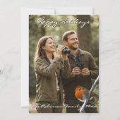 Robin Bird Kerstkaart (Voorkant)