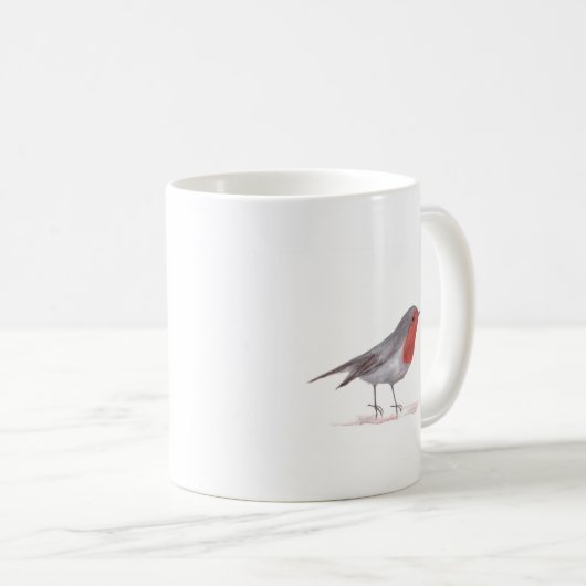 Robin bird koffiemok (Voorkant rechts)