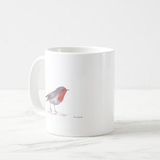 Robin bird koffiemok (Voorkant links)