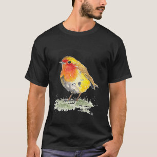 Robin Bird Motif, Print Gift Ideums symbolen & sha T-shirt