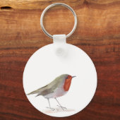 Robin bird sleutelhanger (Voorkant)