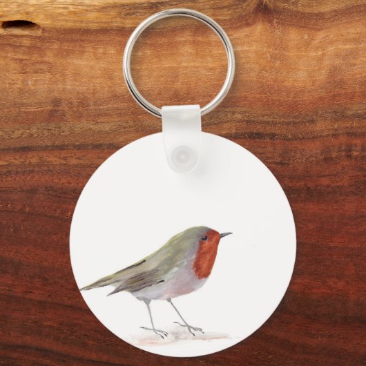 Robin bird sleutelhanger (Voorkant)