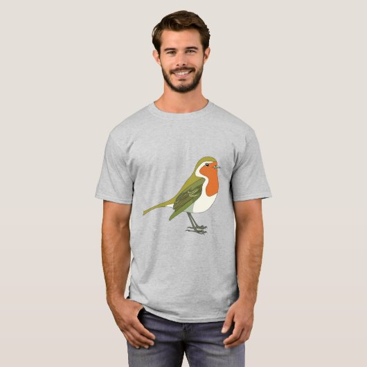 Robin Bird T-Shirt (Voorkant volledig)