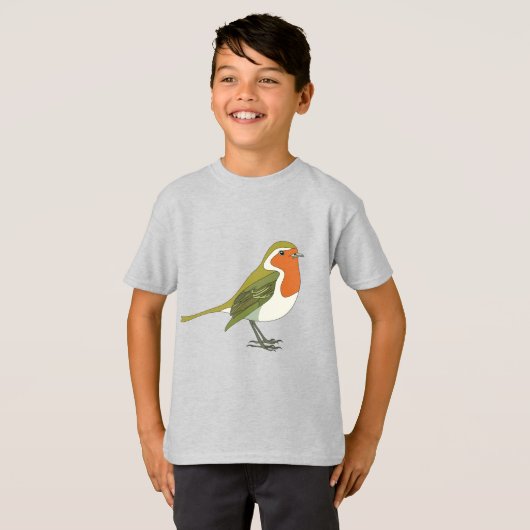Robin Bird T-Shirt (Voorkant volledig)