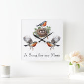 Robin Bird Wandklok (Huis)