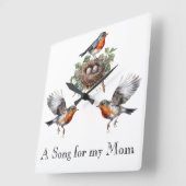 Robin Bird Wandklok (Hoek)