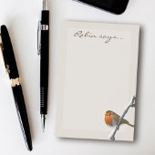 Robin Bird zegt: Wildlife Post merkt op Post-it® Notes