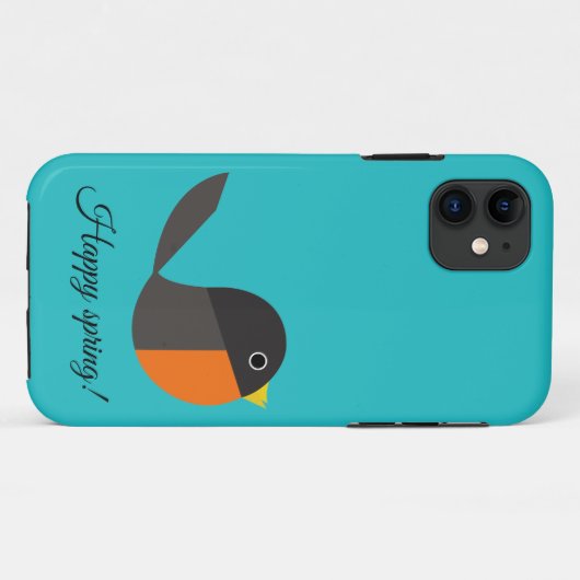Robin Birds Case-Mate iPhone Case (Achterkant (horizontaal))