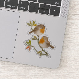 Robin Birds Custom-Cut Vinyl Stickers