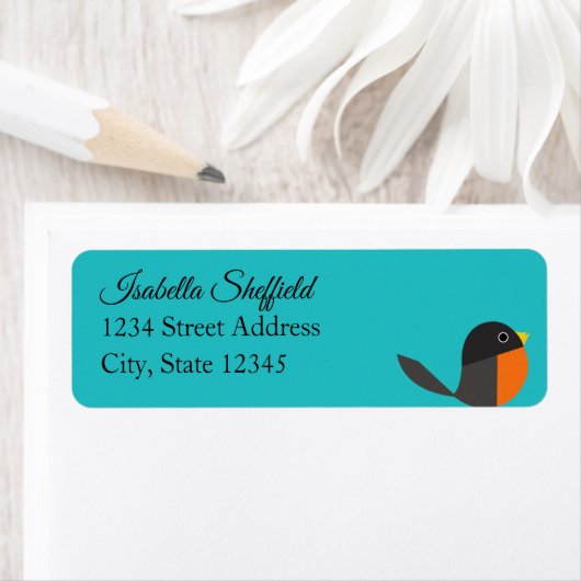 Robin Birds Etiket (Insitu)