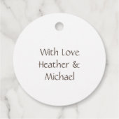 Robin Birds Nest Eggs Spring Baby shower Bedankjes Labels (Achterkant)