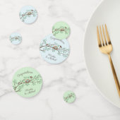 Robin Birds Nest Eggs Spring Baby shower Confetti (Groep)