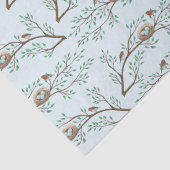 Robin Birds Nest Eggs Spring Baby shower Tissuepapier (Detail)