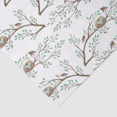 Robin Birds Nest Eggs Spring Baby shower Tissuepapier (Detail)