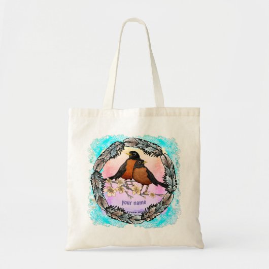 Robin Branch Boodschappentas Tote Bag (Voorkant)