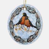 Robin branch ornament (Links)