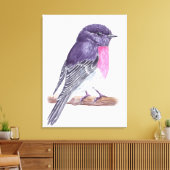 Robin Canvas Afdruk (Insitu (Woonkamer))