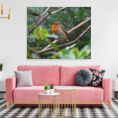 Robin Canvas Afdruk (Insitu (Woonkamer))