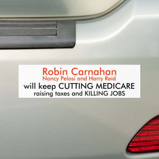 Robin Carnahan, Nancy Pelosi en Harry Reid, wi... Bumpersticker (Op auto)