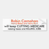 Robin Carnahan, Nancy Pelosi en Harry Reid, wi... Bumpersticker (Voorkant)