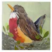 Robin Ceramic Kitchen Tile Tegeltje (Voorkant)