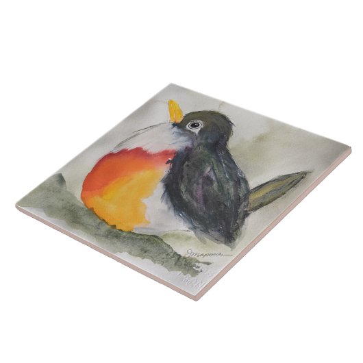 Robin Ceramic Kitchen Tile Tegeltje (Zijkant)