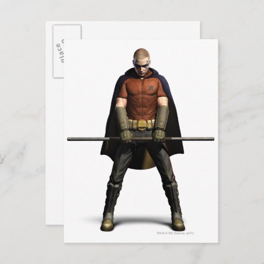 Robin Color Briefkaart (Voorkant / Achterkant)