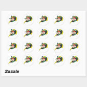 Robin Crouches Ronde Sticker (Vel)