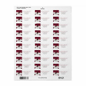 Robin Cupcakes Adresetiketten Etiket (Full Sheet)