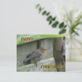 Robin Cust. Vrolijk kerstfeest Briefkaart (Staand voorkant)