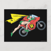 Robin & Cycle Briefkaart (Voorkant)