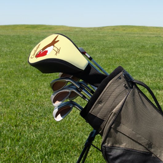 Robin Design Golfheadcover (Insitu)